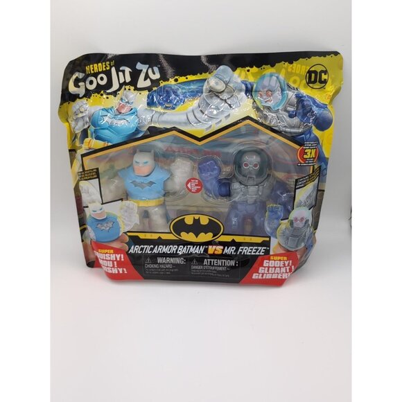Heroes of Goo Jit Zu DC Versus Pack Arctic Armor Batman Vs Mr. Freeze - Picture 1 of 2